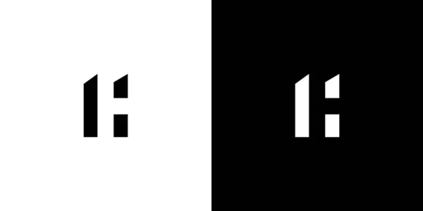 Letra Simple Audaz Iniciales Diseño Del Logotipo — Vector de stock