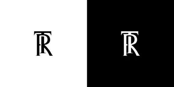 Simpe Unique Lettre Initiales Logo Design — Image vectorielle