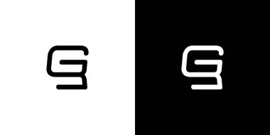 Modern ve benzersiz harf G3 baş harfleri logo tasarımı