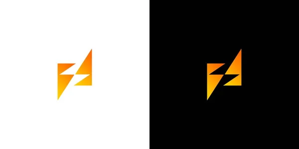Modern Och Unik Spänning Logotyp Design — Stock vektor
