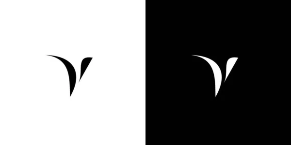 Modern Luxury Letter Initials Logo Design — Vettoriale Stock