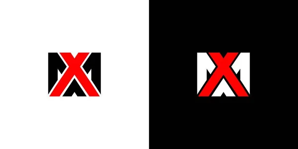 Modernes Und Cooles Buchstabe Initialen Logo Design — Stockvektor