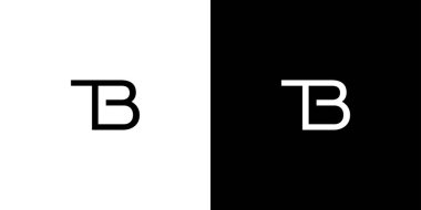 Modern ve basit tüberküloz harfleri logo tasarımı