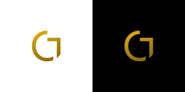 现代迷人的字母G首字母标识设计7 — 图库矢量图片