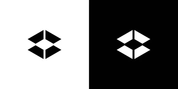 Design Moderne Futuriste Lettre Logo — Image vectorielle