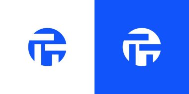 Basit ve modern TT harfi baş harfleri logo tasarımı