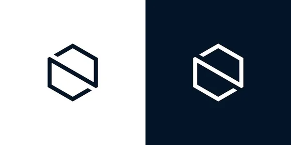 Modern Professional Letter Initials Logo Design — Stok Vektör
