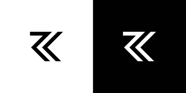 Современный Утонченный Дизайн Логотипа Инициалов — стоковый вектор