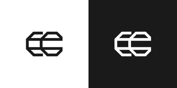 Modern Strong Letter Initials Logo Design — Stockvektor
