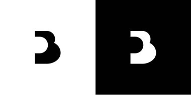 Simple and modern PB letter initials logo design