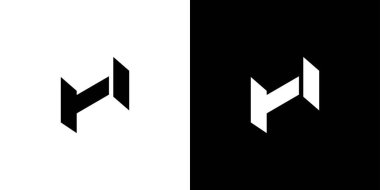 Bold and modern H logo design	