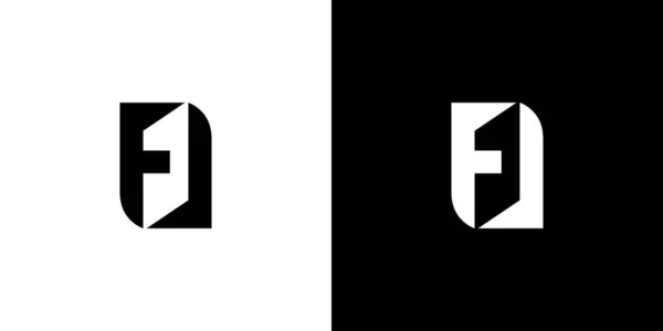 Modern Strong Letter Initials Logo Design —  Vetores de Stock