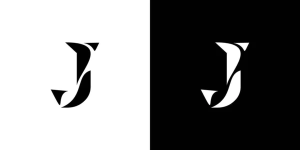 Modern Strong Letter Initials Logo Design — Image vectorielle