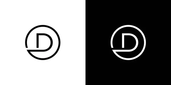Сучасна Унікальна Літера Ініціали Абстрактний Дизайн Логотипу — стоковий вектор