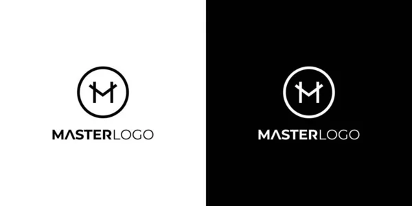 Letra Moderna Única Iniciales Diseño Del Logotipo — Vector de stock