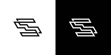Cool and modern S logo design