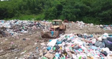 Çöplükte ya da çöp sahasında. Kirlilik kavramı.