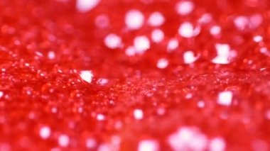 Volkanın sıcak lavı, makro video. Volkanik patlama