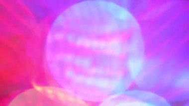 Pembe renkli bir videonun soyutlanması. Güzel bokeh