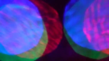 Pembe renkli bir videonun soyutlanması. Güzel bokeh