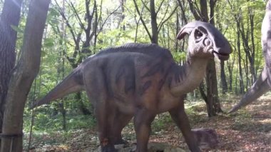 California, ABD 'deki Palm Springs yakınlarındaki Dinozor Parkı. Jurassic Park