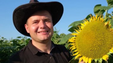 Küresel iklim değişikliği sonucu susuzluktan kuruyan bir ayçiçeği tarlası..