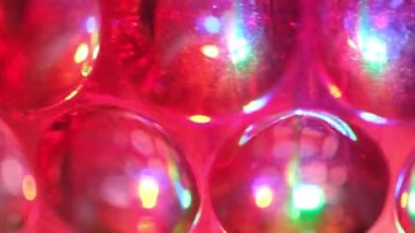 Pembe soyut dönen arkaplan. Parlak video