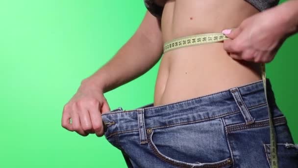 Weight loss and diet for women. Healthy eating. — Video