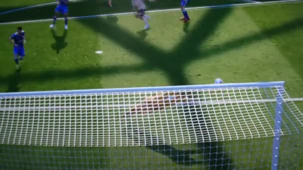 Sports Games Sony Playstation Fifa 2019 Game Virtual Football Ukraine — Stock Video