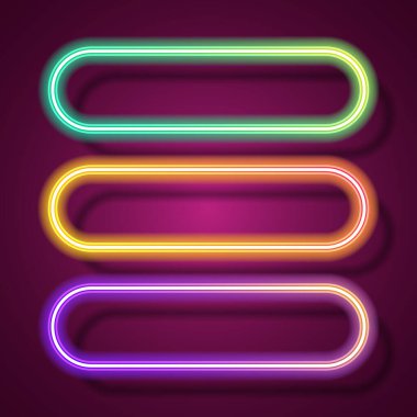 Yuvarlak dikdörtgen pankart seti. Yuvarlak dikdörtgen çerçeve seti. Yuvarlak dikdörtgenin derecesi.