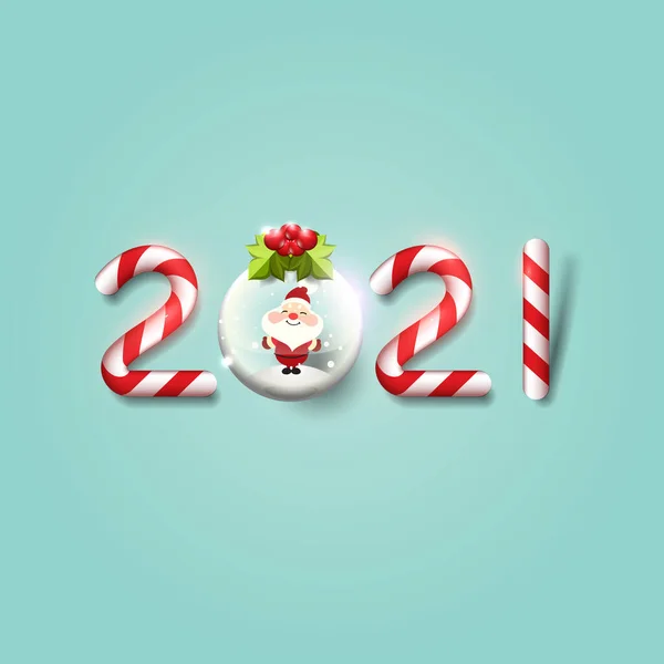 2021 Background Design Christmas Background — Stock Vector