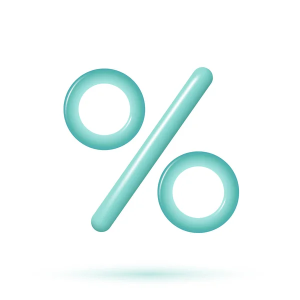 Derde Procent Icoon Percentage Korting Verkoop Promotie Concept Vectorillustratie — Stockvector