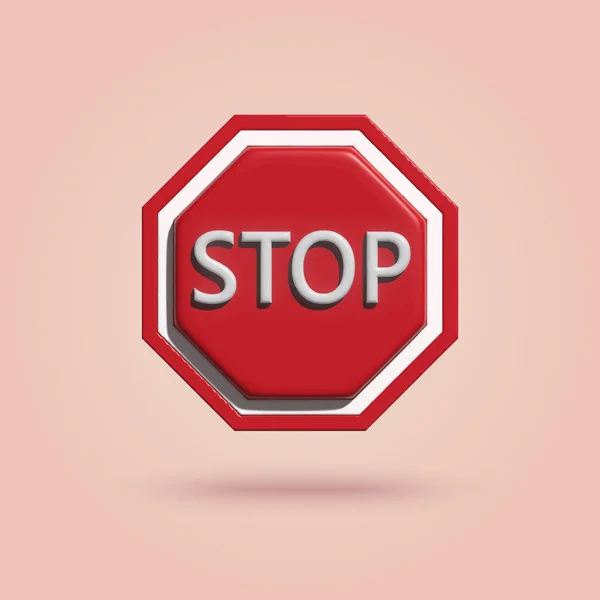 Signo Stop Ilustración Vectorial — Archivo Imágenes Vectoriales