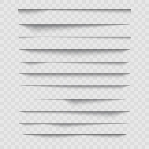 Set Corner Shadows Sheets Paper Banners Posters Vector Illustration — 图库矢量图片