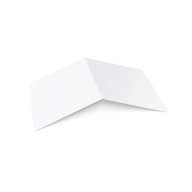 3d magazine, booklet, postcard, flyer, business card or brochure mockup. Vector illustration