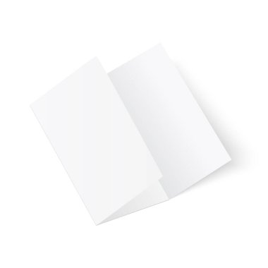 3d magazine, booklet, postcard, flyer, business card or brochure mockup. Vector illustration