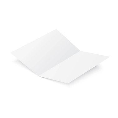 3d magazine, booklet, postcard, flyer, business card or brochure mockup. Vector illustration