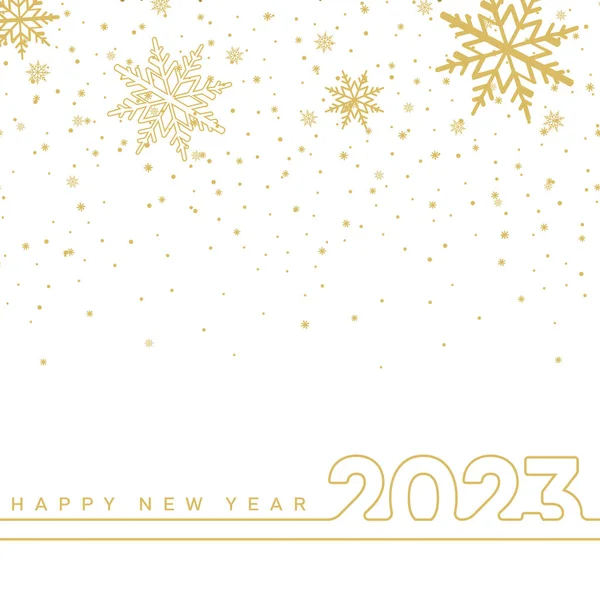 Szczęśliwego Nowego Roku Wesołych Świąt Kartka Złotymi Brokatami Ilustracja Wektora — Wektor stockowy