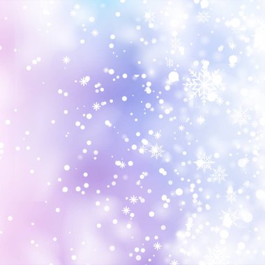 Yeni yılınız kutlu olsun ya da kar taneleriyle dolu Xmas gökyüzü geçmişiniz kutlu olsun. Vektör illüstrasyonu