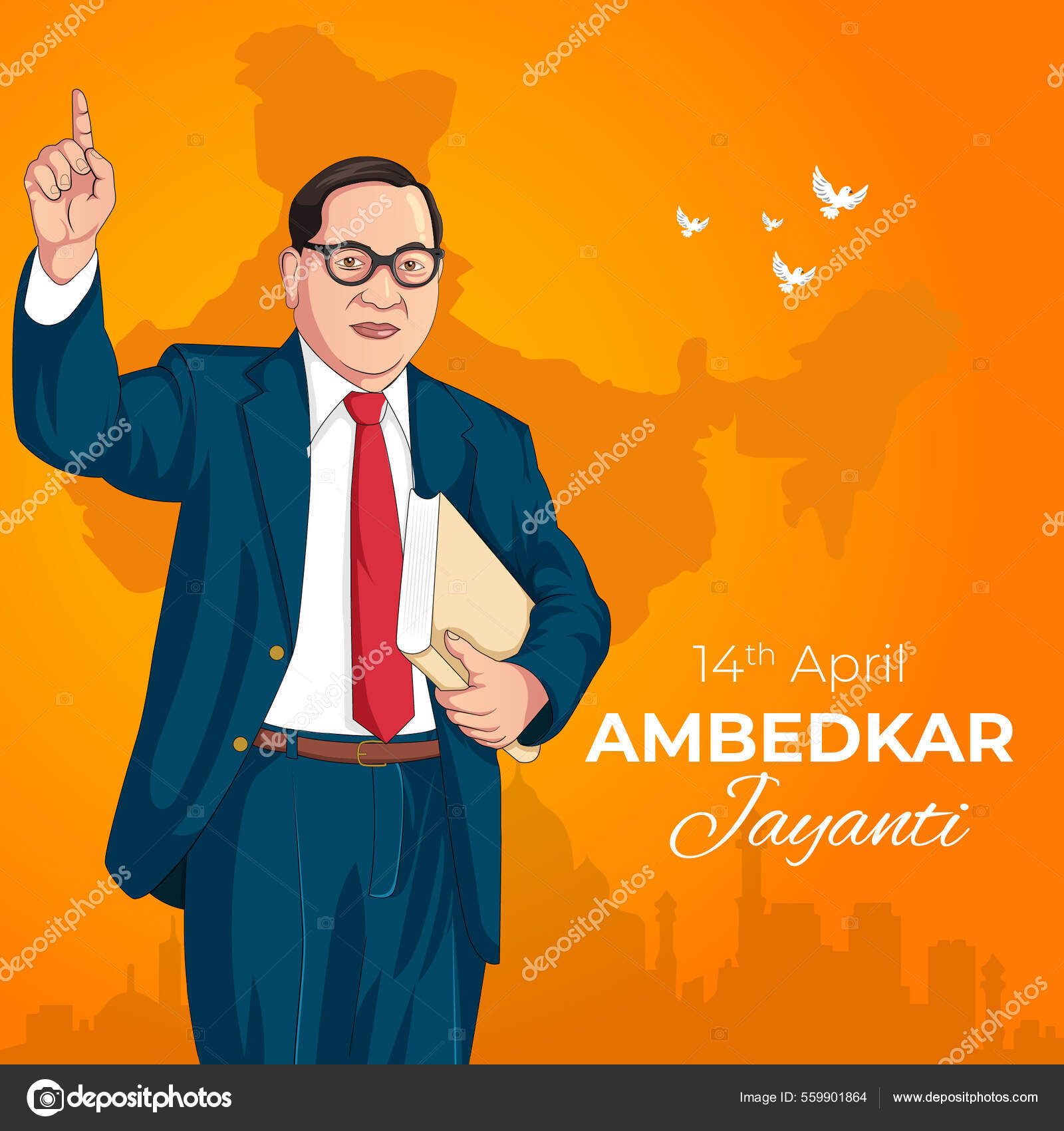 Dr bhimrao ramji ambedkar Vector Art Stock Images | Depositphotos