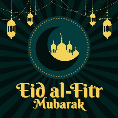 Güzel bayram festivali afiş tasarımı şablonu. 