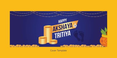 Hint dini festivali mutlu Akshaya Tritiya kapak tasarımı 