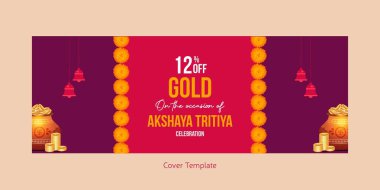 Hint dini festivali mutlu Akshaya Tritiya kapak tasarımı 