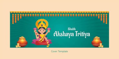 Hint dini festivali mutlu Akshaya Tritiya kapak tasarımı 