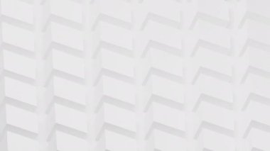 3D biçimlendirme Küpü Bloğu deseni, Kripto para zinciri teknolojisi dijital para konsepti tasarımı beyaz arkaplan dikişsiz döngü animasyonu 4K animasyon görüntüsü kopya alanı ile