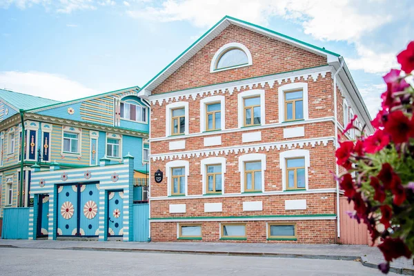 Russia Kazan August 2018 View Old Kayuma Nasyri Street Historical — Stock Photo, Image