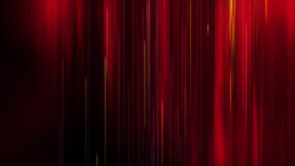 Lignes à grande vitesse Rouge Orange Couleurs Fond. Anime Style Fast Moving Trails Fire Effect toile de fond. Animation 3D Boucle Lumière Lumineuse Motion Design Technology Concept 4k. — Video