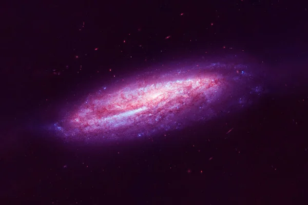 Nébuleuse spatiale rose. Éléments de cette image fournis par la NASA — Photo
