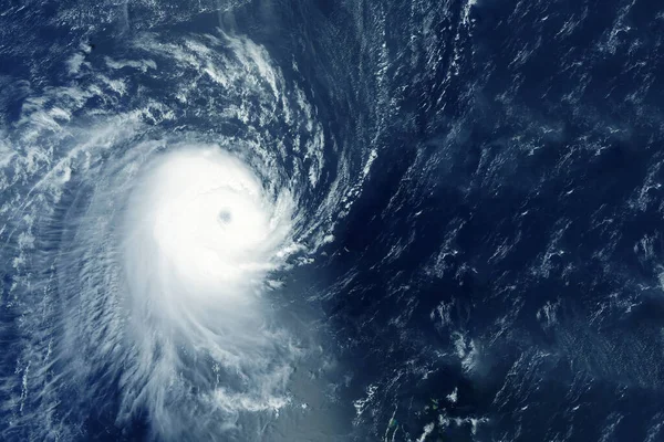 Hurrikán Tornádó Űrből Kép Elemeit Nasa Bocsátotta Rendelkezésre Kiváló Minőségű — Stock Fotó