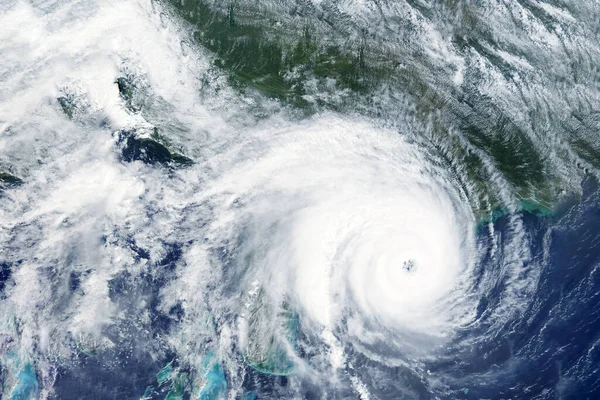 Τυφώνας Ανεμοστρόβιλος Από Διάστημα Στοιχεία Αυτής Της Εικόνας Παρέχονται Από — Φωτογραφία Αρχείου